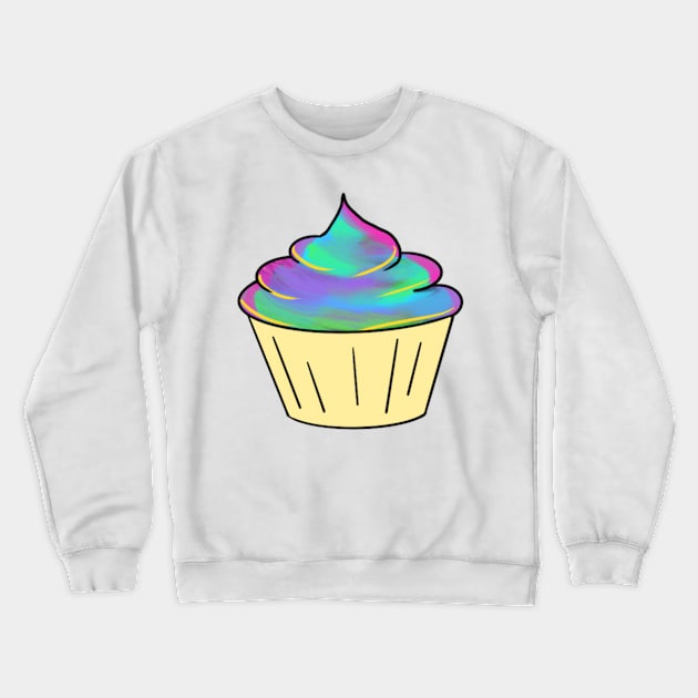 vanilla fluorescent cupcake Crewneck Sweatshirt by xaxuokxenx